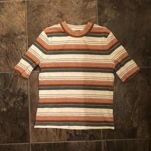 Madewell striped jersey knit tee